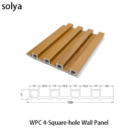 Ecological Board WPC 4 Square hole wall panel