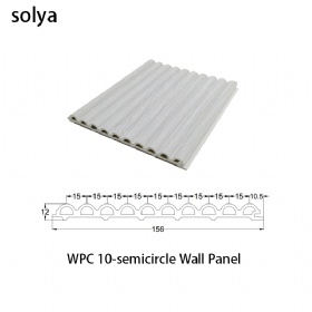 WPC 10 semicircle wall panel